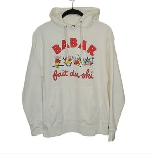 Rowing Blazers Babar Fait du Ski Hoodie S White